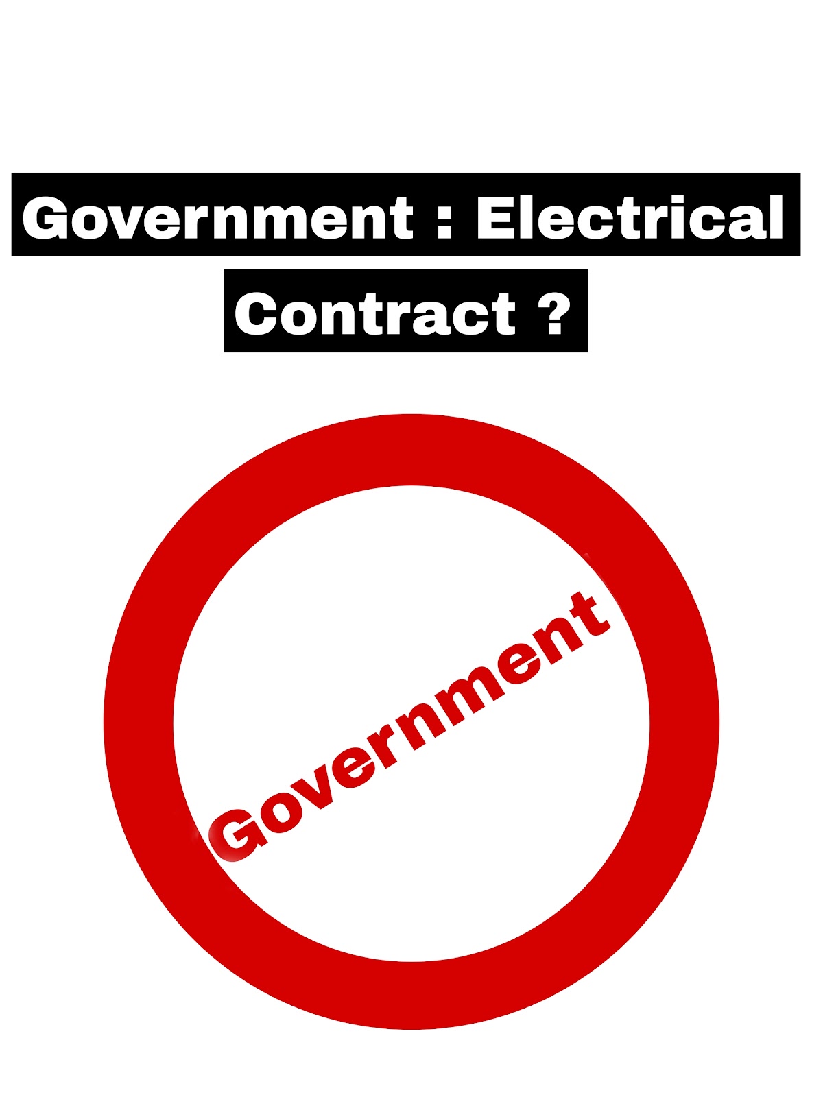 Govt : Electrical Contract ?